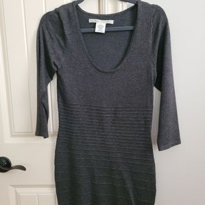 NWOT Max Studio form fitting Sweater Dress